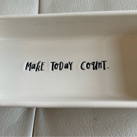Rae Dunn "Make Today Count 123" Tray NWT - Picture 5 of 10